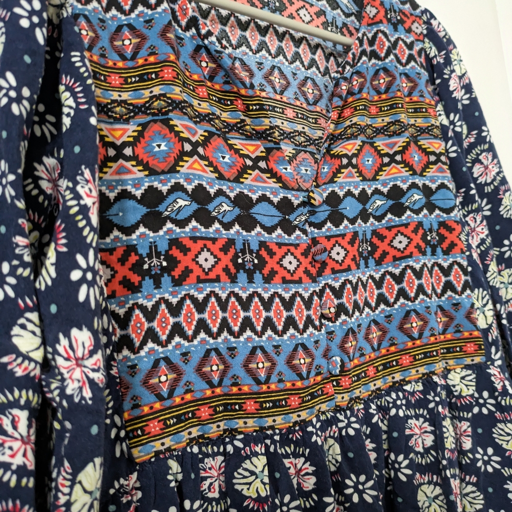umgee Bohemian Dress Tunic - Picture 3 of 5